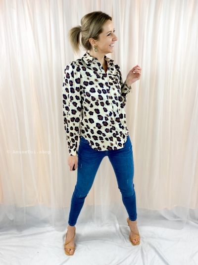 Daisies blouse brazilian sand