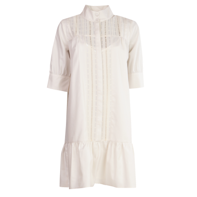 Vittoria dress popeline ecru