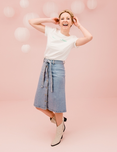 Bora skirt blauw