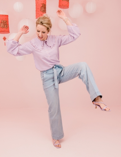 Dawn blouse pink/purple