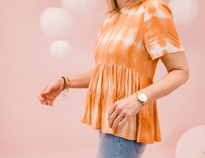 Cloud t-shirt pêche