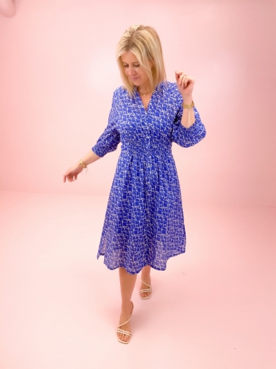 Daylye dress Deep ultramarin
