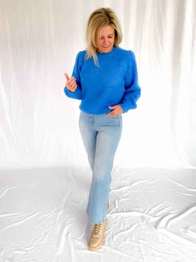 Highwaist Relaxed jeans light blue