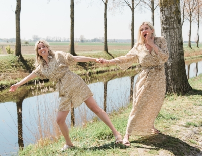 Skiva dress dried tobacco
