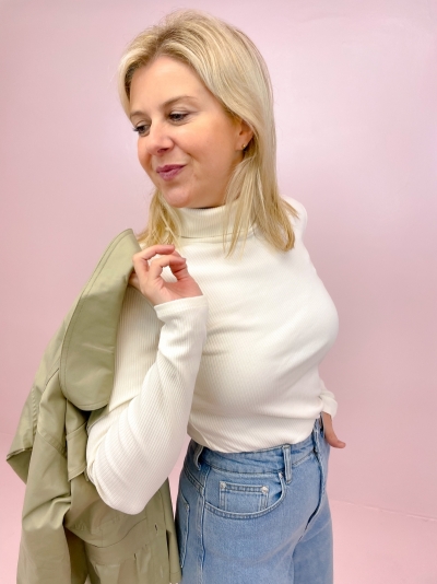 Rolla Rollneck off white
