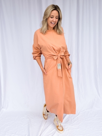 Julia dress sandstone