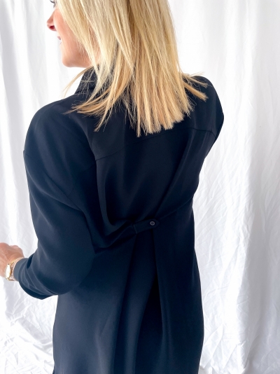 Melissa shirt dress black