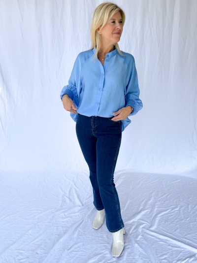 Emilinda 7-8 flared jeans denim blue