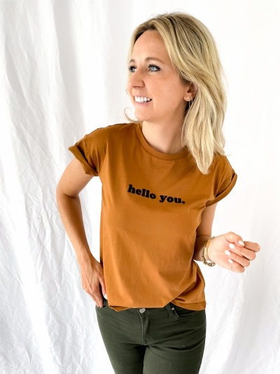 Dawson tee camel