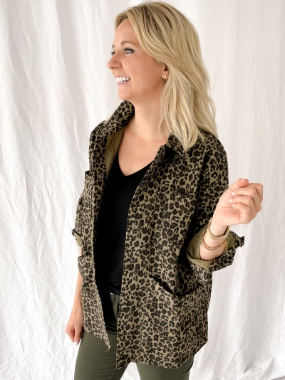 Leopard jacket leopard