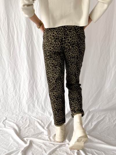 Leopard jeans leopard