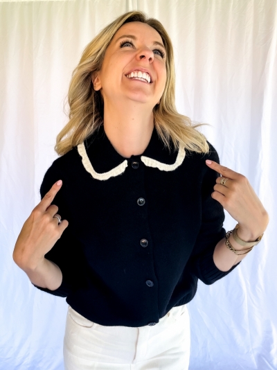 Meredith cardigan black