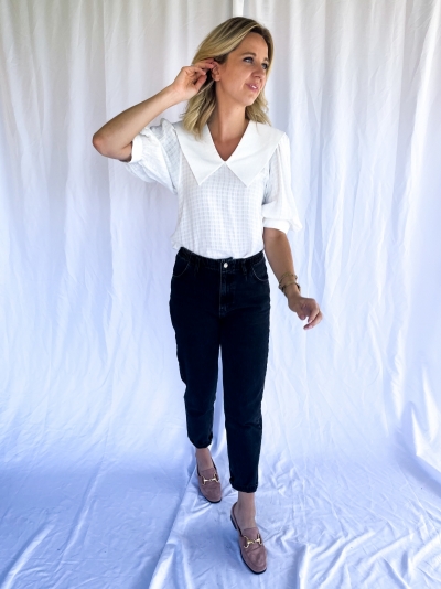 Hanne blouse white