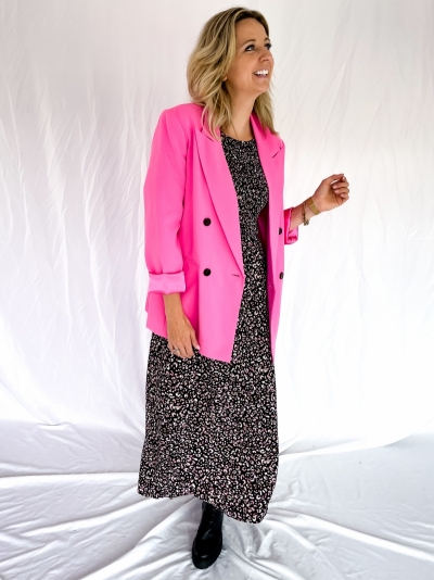 Flash oversized blazer pink