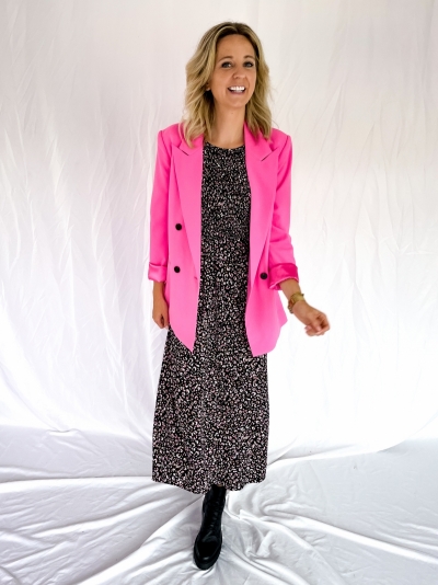 Flash oversized blazer pink