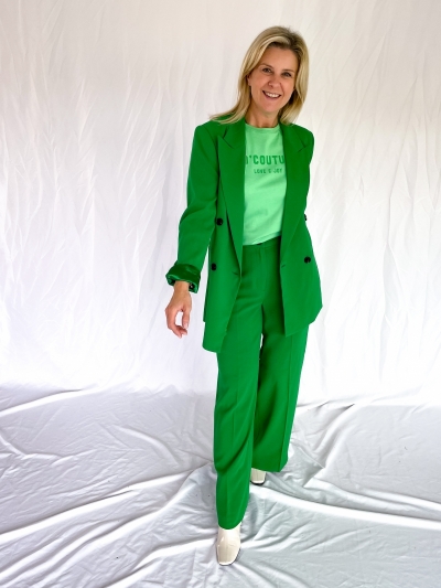 Flash oversized blazer green