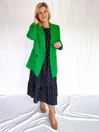 Flash oversized blazer green