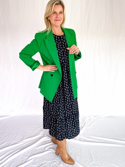 Flash oversized blazer green