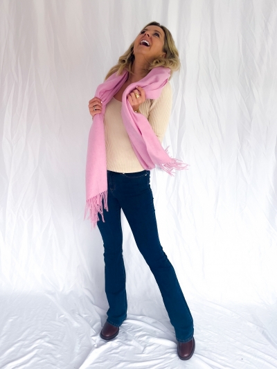 Sid stacy scarf pink sky