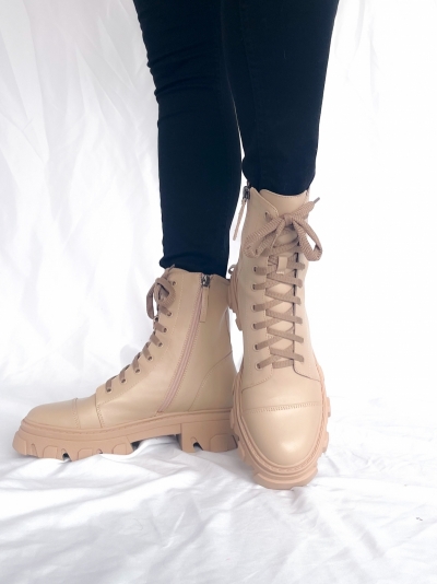 Nude boots nude