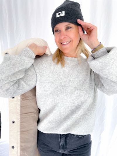 Jessiki Helanor knit light grey