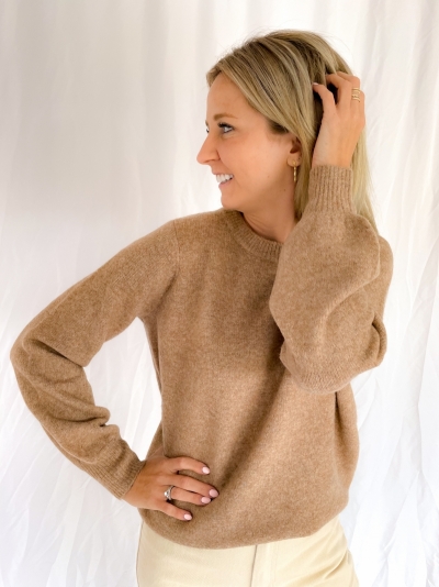 Jessiki Helanor knit pearwood melang