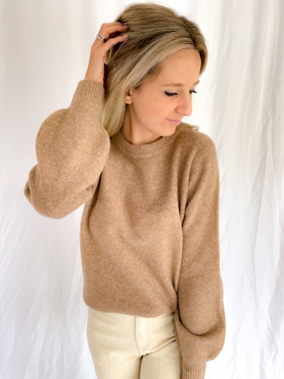 Jessiki Helanor knit pearwood melang
