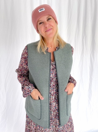 Mojo beanie ash rose