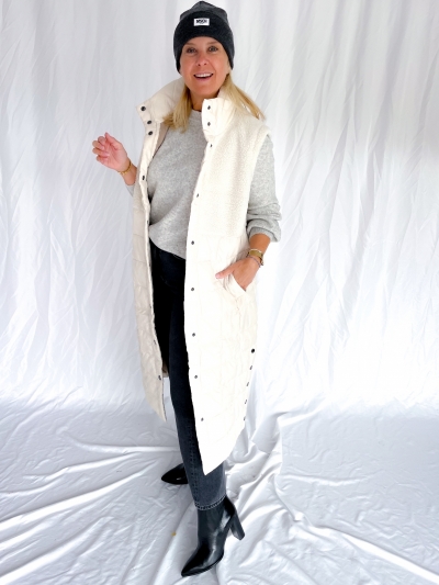 WA Teddy bodywarmer birch with silv
