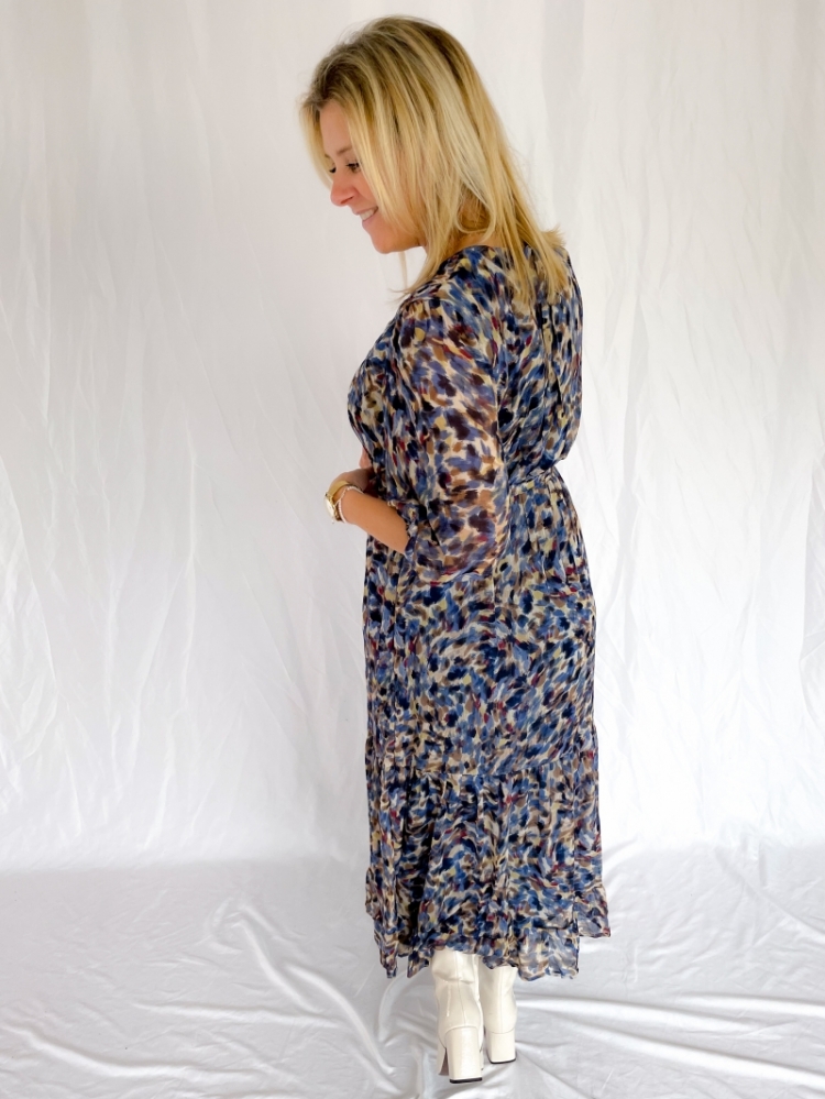 Doris dress bleu
