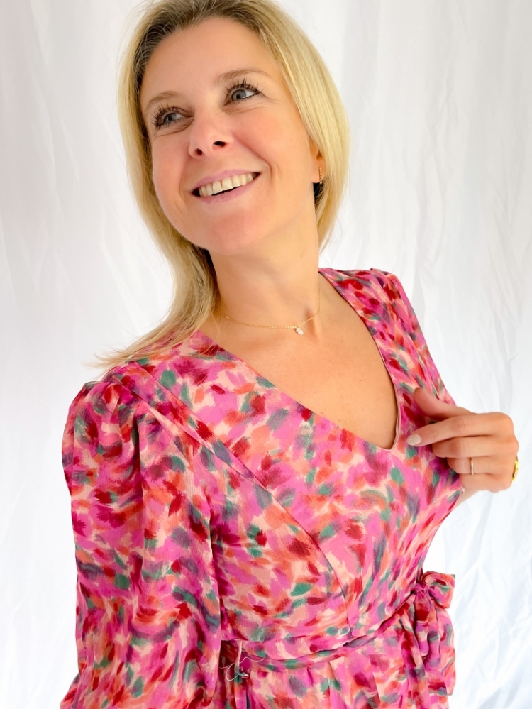 Doris dress rose