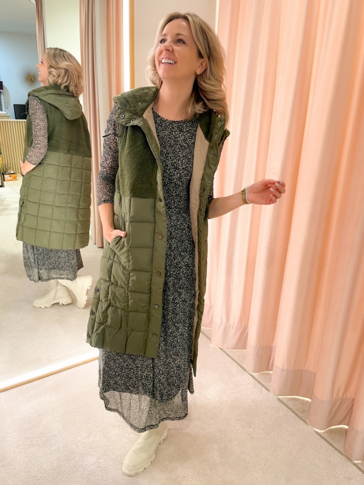 Cine dress olive night