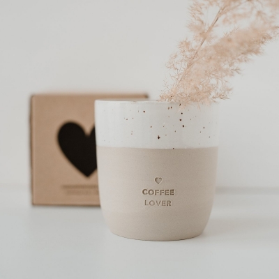 Coffee lover mug brown