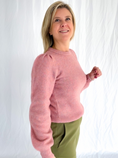 MbyM: Elsie Anny knit rose melange