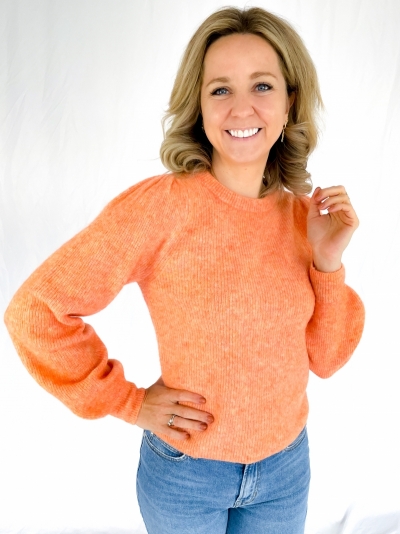 MbyM: Elsie Anny knit papaya melange