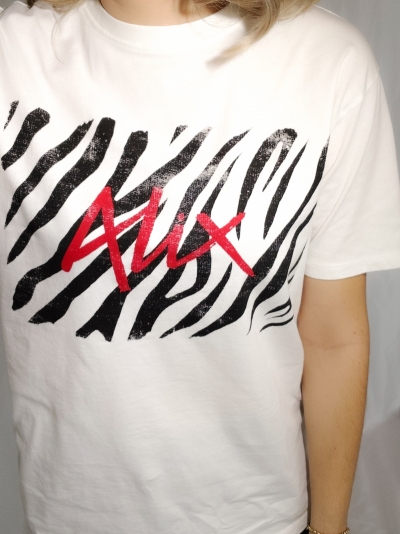 Zebra t-shirt soft white