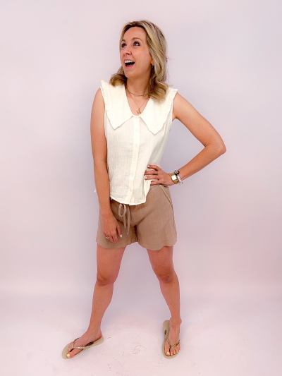 Patchou short taupe