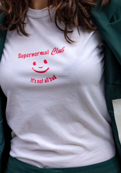 JANE Super Normal Club tee white   