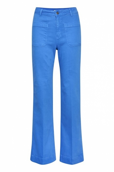 Shannie Flared twill jeans directoire blue