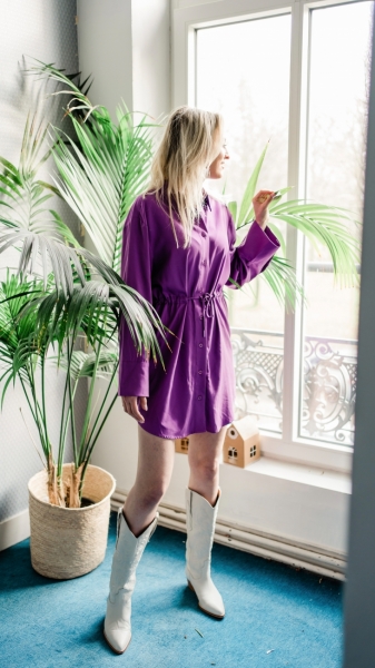 Benina-M, Aralyn, Dress bright violet