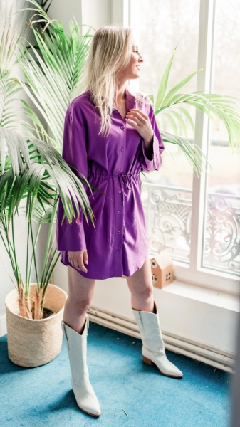Benina-M, Aralyn, Dress bright violet
