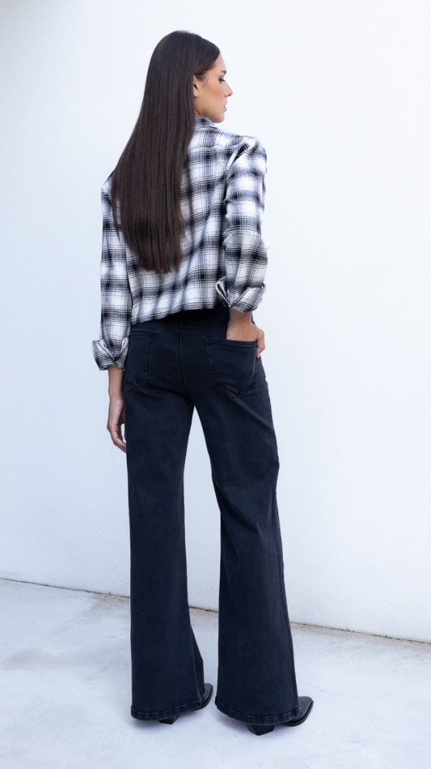 CHRISTIE black/ecru chec