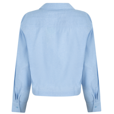 Elsie top l/s  chambray
