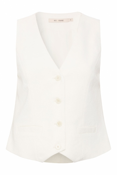 Aria vest white