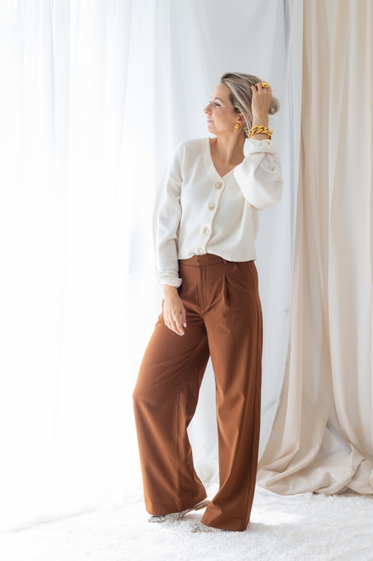 PaulaGZ MW wide pants sorrel horse