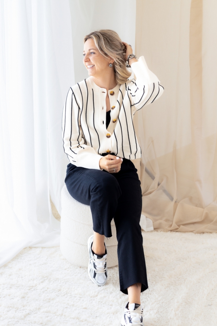 Paitel Cardigan whisper white