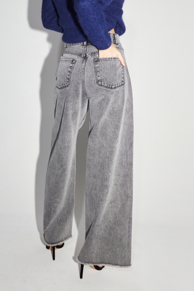 DENIM PALAZZO used grey