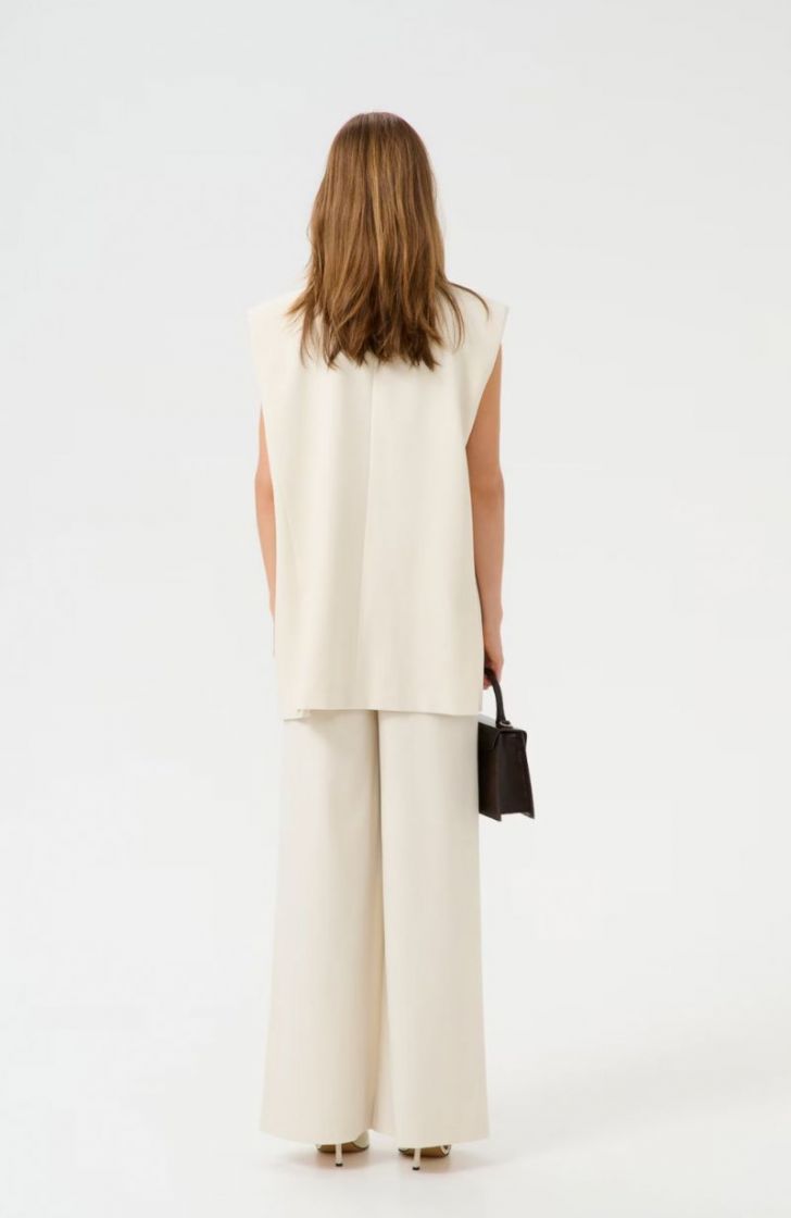 GZseaver SLwaistcoat egret melange