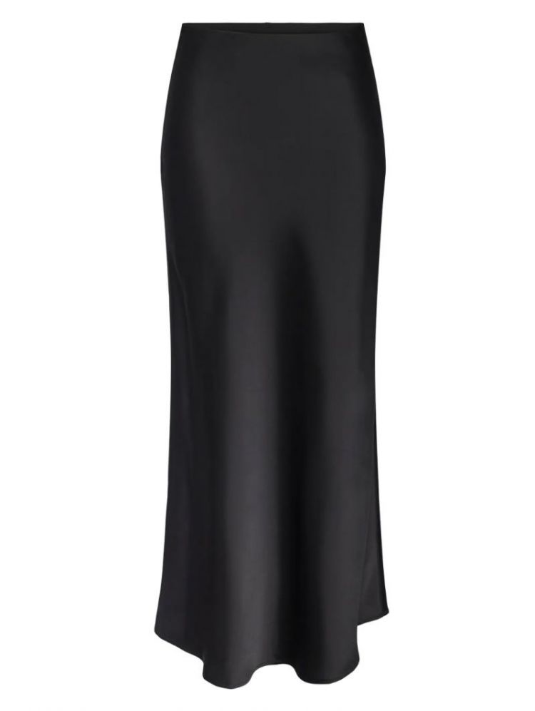 YASPELLA HW MAXI SKIRT S black