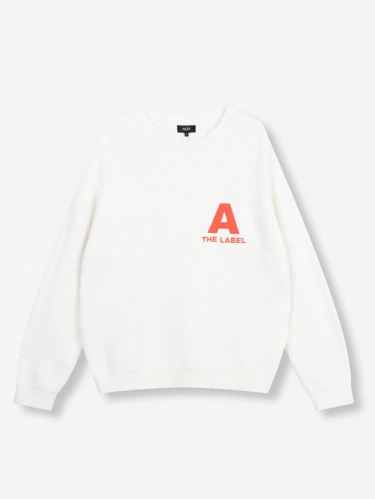 Knitted Basic Jumper cream  